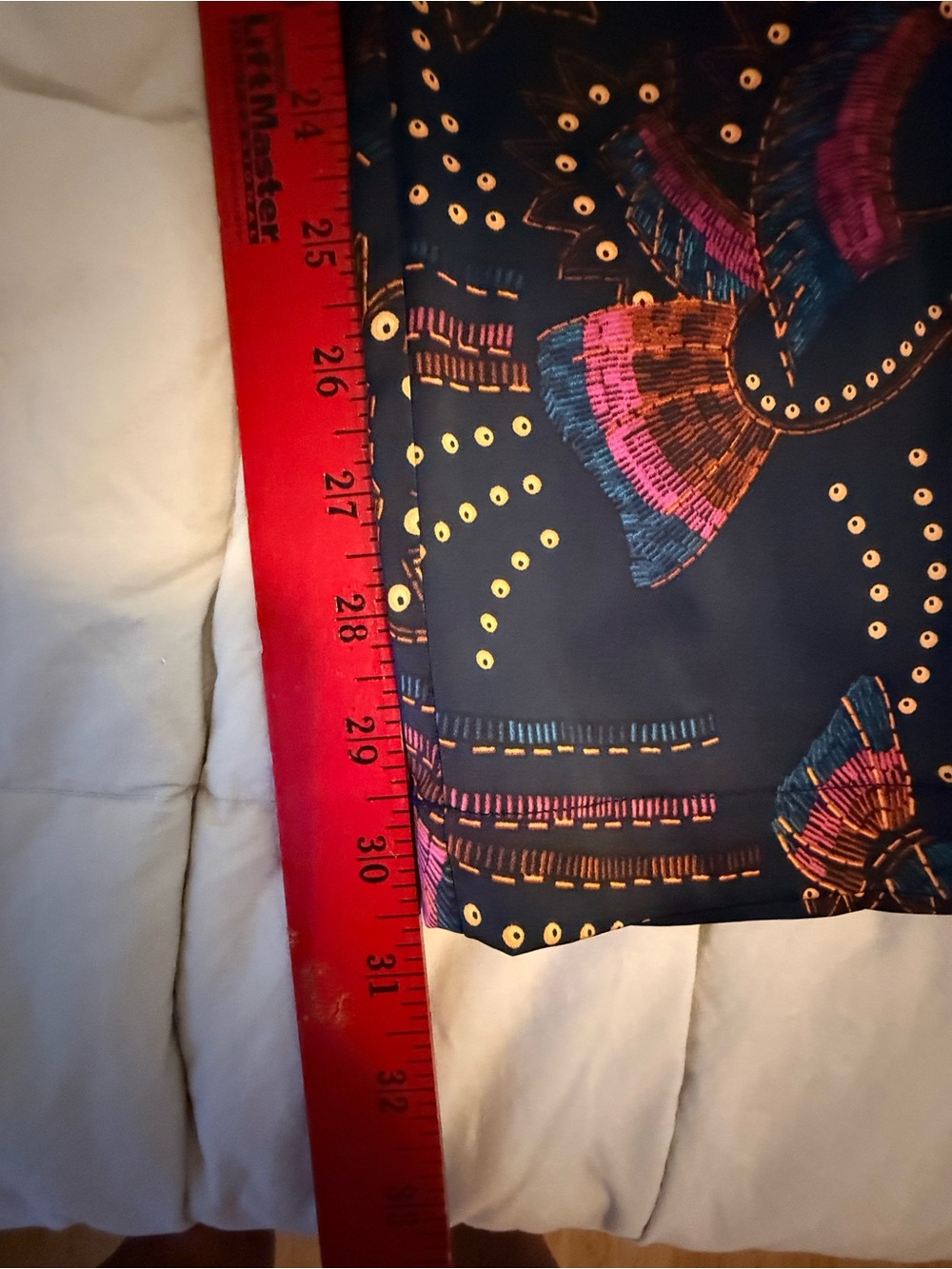 House of Harlow 1960 Navy Wide-Leg Printed Palazzo Pants - Picture 12 of 12